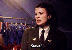 zan77:  I love how she’s like ‘Steve, your heroism and determination is admirable
