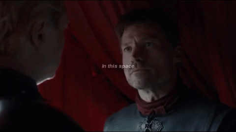 oxum130:Jaime & Brienne | Love is war“You only winIf youn don’t give upCause love is warAnd war 