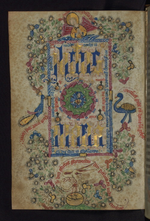 sexycodicology:Prayer book, Mystical clock, Walters Manuscript W.834, fol. 2v by Walters Art Museum 