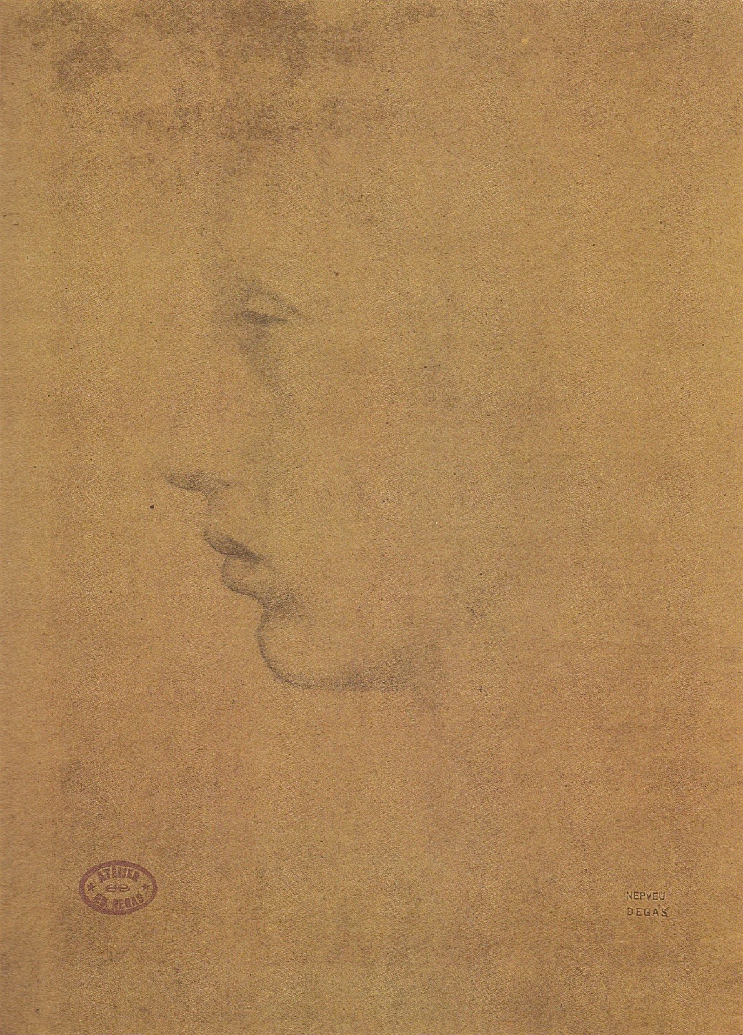 loverofbeauty:  &gt;Edgar Degas, Self-Portrait