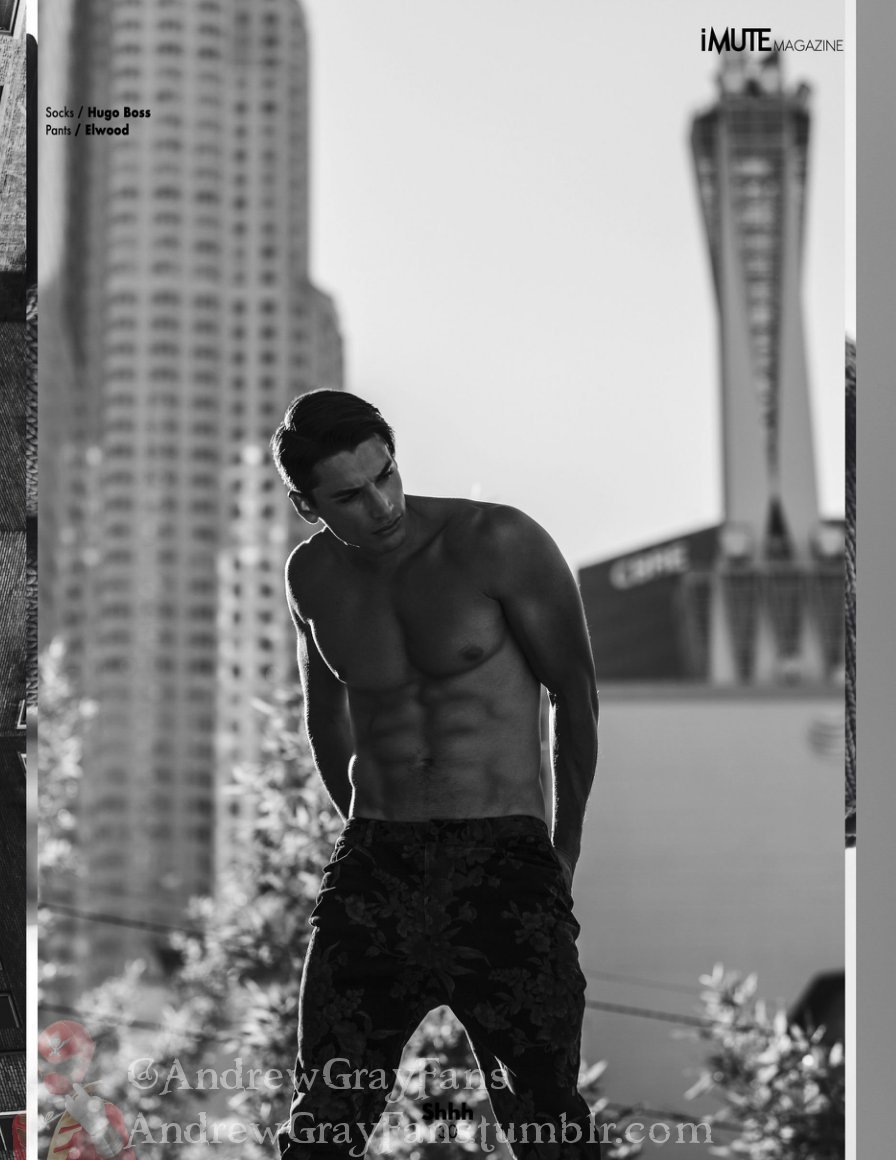 andrewgrayfans:  andrewgrayfans:  Andrew in a photo shoot for iMute Magazine, picture