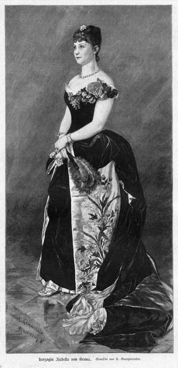 “Herzogin Isabella von Genua”, 1887