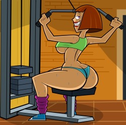 Fandoms-Females:  Cm #10 -  Working For That Sweat ( Mother_S_Day__Maddie_Sexy_Workout_By_Grimphantom