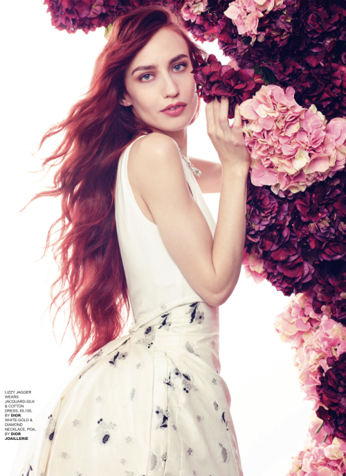 Image from the May Issue of Tatler.Floral styling by Harriet Parry Flowers 