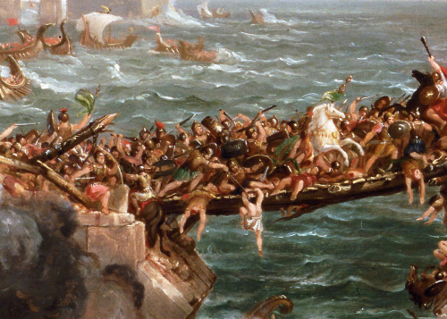 aqua-regia009:Destruction (1836) - Thomas Cole From «The Course of Empire» Series