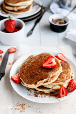 sweetoothgirl:  CHOCOLATE OR NUTELLA STUFFED CHURRO PANCAKES  