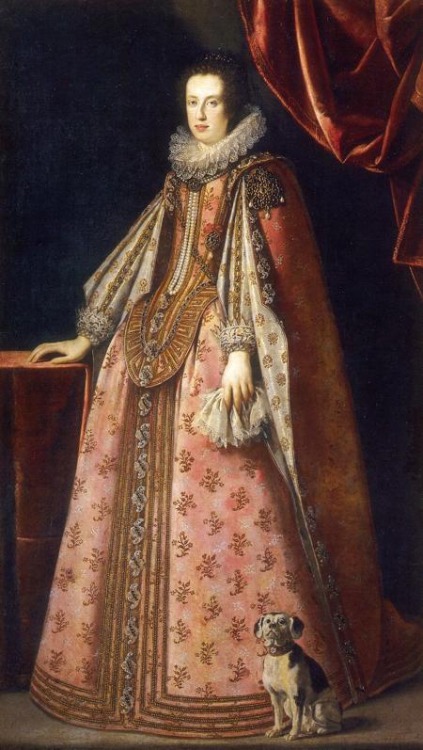Portrait of Claudia de’ Medici, Archduchess of Austria-Tyrol (1604-1648) by Justus Sustermans