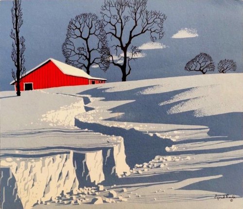 fradhouane: #painting by American #artist Eyvind Earle ((1916 - 2000)