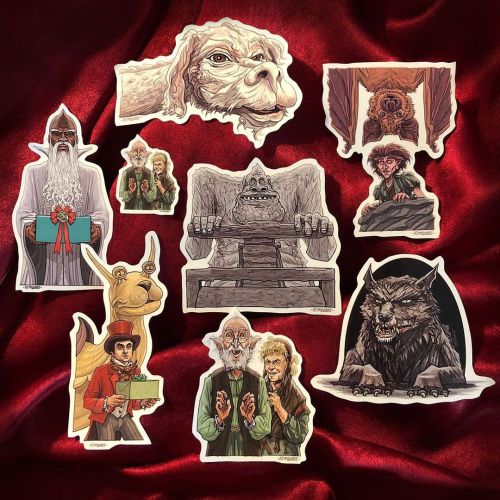 The NEVERENDING STORY Stickers &amp; Fridge Magnets now available thru my shop www.castlemcquade.com