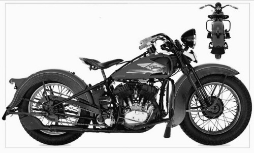 harleydavidsonfactoryphotos:  1936 Harley Davidson RL45