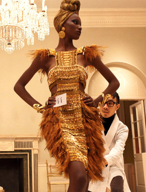 howtobeafuckinglady:“The Power of Glamour” Herieth Paul by Steven Meisel, Vogue Italia J