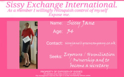 candyou812: sissy-exchange-international: