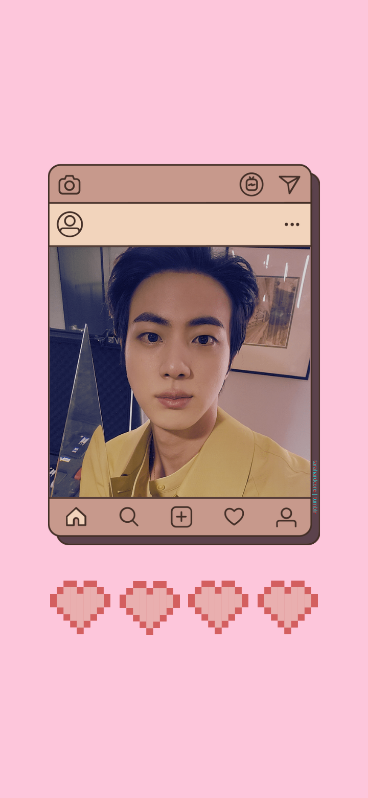 Special Set Of Wallpapers Celebrating Jin's Birthday.