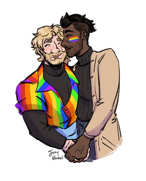 Some OCs celebrating pride for SnappyNugget on instagram!Like this? I’m doing a charity pride sale a