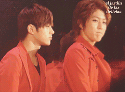 infected-honey:  ..Myungsoo looks like a puppy when he’s with Sungyeol :”3 
