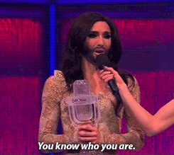 gay4zayn:  Conchita Wurst winning Eurovision 2014 