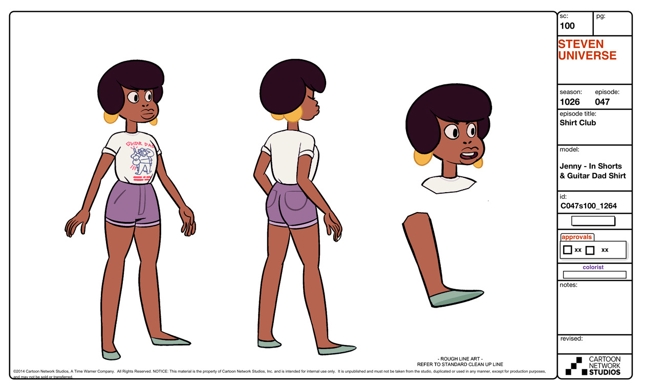 A selection of Characters and Props from the Steven Universe episode: Shirt ClubArt