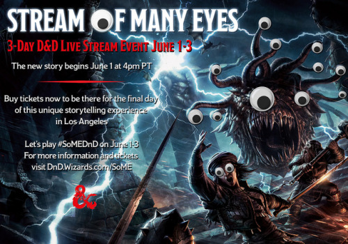 The Stream of Many Eyes will bring D&amp;D fans, streamers and cosplayers to a single studio locatio