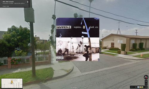 laanslans: yasboogie: Iconic Hip Hop Albums in Google Street View This is dope