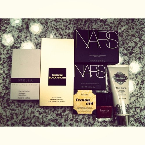 Yay for new products! #tomford #stellamccartney #benefit #nars #fakebake #butter #london
