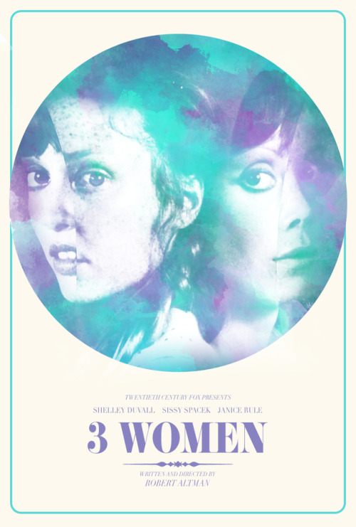 3 WOMEN dir. Robert Altman illustration/design: DRW.mov/Drew Phillips