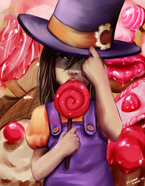 ike365:  Well, I started this as a sketch for the 365 days challenge BUT…okay, it’s not a sketch but I liked it and I want it to be the 3rd drawing ;3; I’m Caitlyn, Sheriff of Piltover and u’re going to give me all those candies. hehehehe, lovely