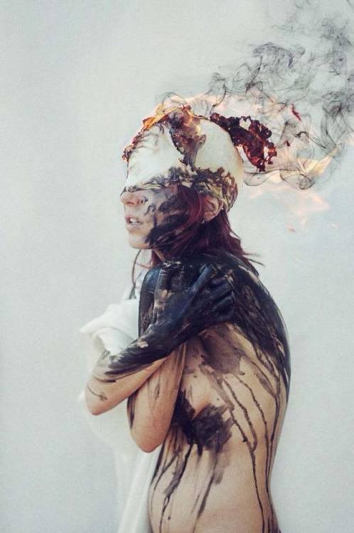 depressionhope: Burning inside and out :/