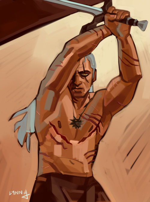 wiltkingart:oh witcher, slayer of monster and man