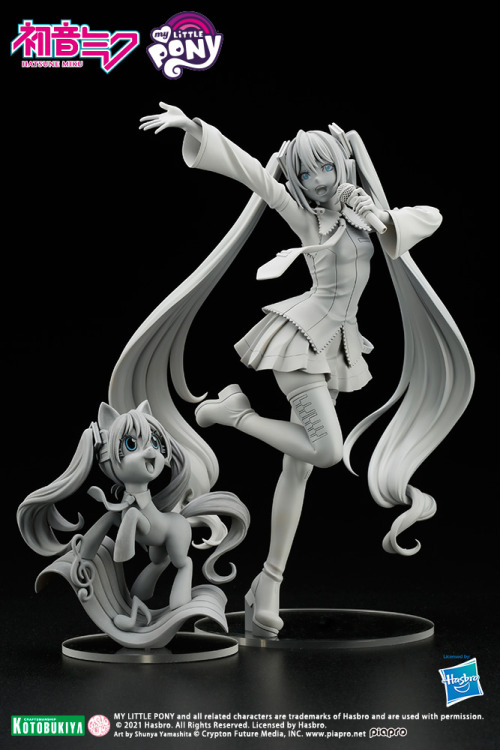 My Little Pony x Hatsune Miku Kotobukiya BISHOUJO sculpt!More info coming soon!Source