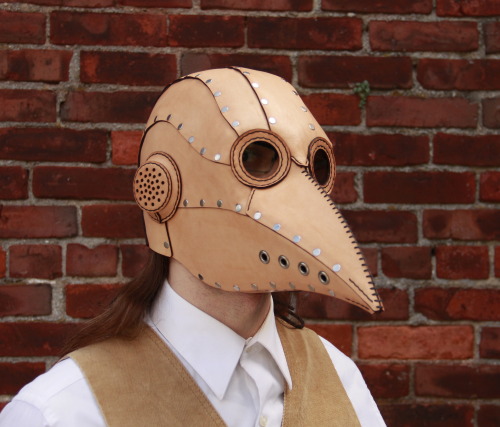 Whoops I Forgot To Post This Plague Doctor Hood. I Finished It Up Around The End Of May, Then It Sold