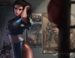 gallantgambler:    Chun Li by JeeHyung Lee