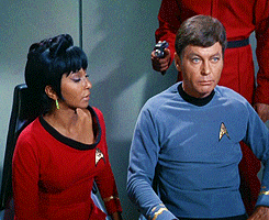 mrssylargray:  #Man Uhura’s one stong BAMF #she gets smacked by a superhuman #and she’s not even bac