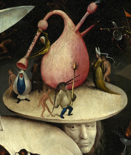 magictransistor:Hieronymus Bosch, The Garden of Earthly Delights (Left panel and details), c. 1510.