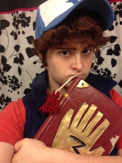 shelbeanie:  A running list of my Gravity Falls cosplays.  I am such a dork.  Dipper, Mabel, Pacifica, Wendy, and now Alex Hirsch.  I really like makeup tests.  My page is: http://www.facebook.com/shelbeaniecosplay
