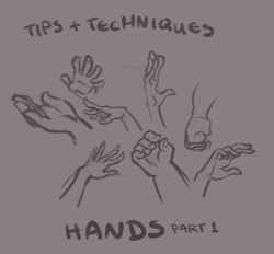 schweizercomics:  myshrinkingviolet:  Someone requested a hand tutorial, so I rambled. I didn’t even get to everything I would like to, so here is a part!  Thanks.  I’ve been consciously trying to get better at hands for ten years, and I still suck,