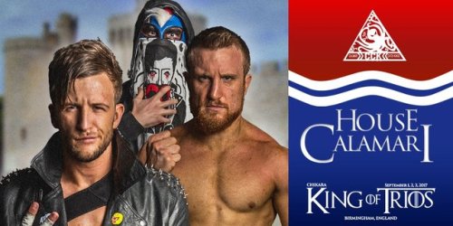 King of Trios is under four months away, and as of today, one quarter of the tournament is full!
With King of Trios making it’s way to England, it’s only appropriate that a Trio that has been making significant waves in UK wrestling to be added: The...