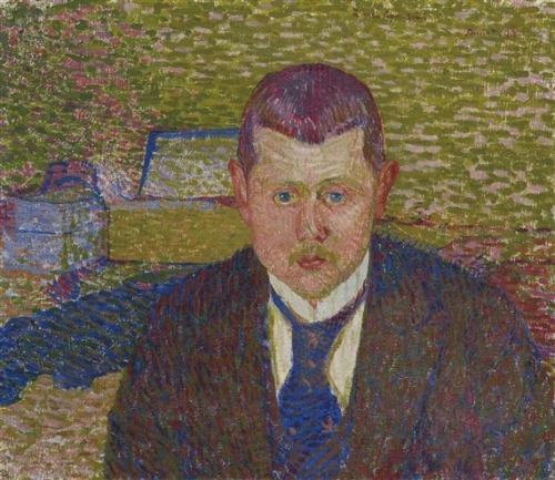 Portrait von Oskar Kurt, 1894, Cuno Amiet