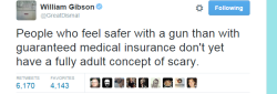 liberalsarecool:  We are the only country afraid of its medical bills. 