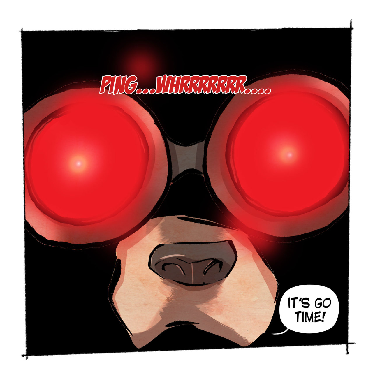 thefrogman:  Raccoon: Impossible.Artwork by Chris Gugliotti [webcomic | tumblr]All