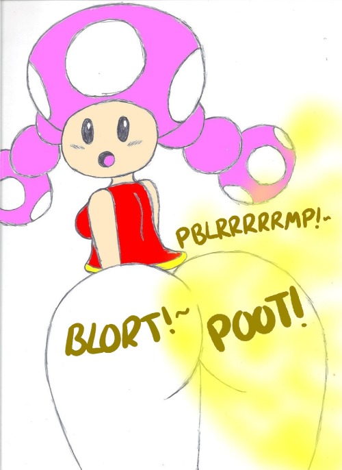 Toadette Farting Nice Poots by deviantbuu427