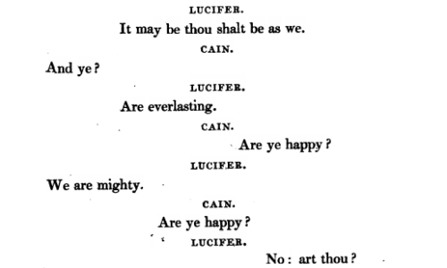 lesromantiques:from Lord Byron’s Cain (1821)