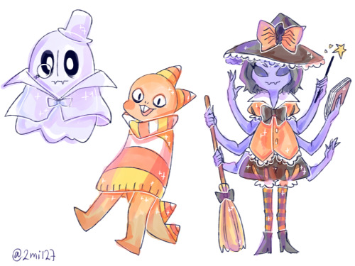 2mi127:Wahaha some halloween costume things I’ve been thinking about!Please don’t ask why Asgore is 