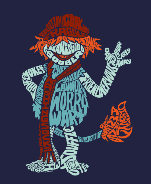 Dance your cares away, work is for another day!All 5 Fraggles are part of the Fraggle Rock t-shirt c