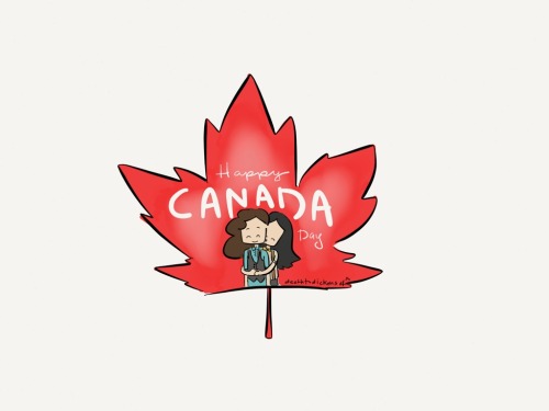 deathtodickens:  Kiss a Canadian!