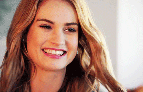 mikaeled:What Happened When Cinderella’s Lily James Met Prince William? | People