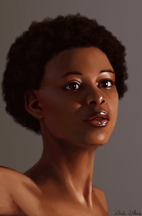 Portrait studies compilation and process by Linda Lithén. Pose reference: nedah023 (w