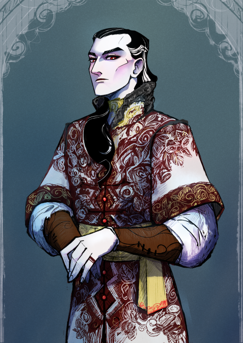 old-world-bird: Strahd von Zarovich, but make it a bit more Slavic. And then add eyeliner. Saw @baro