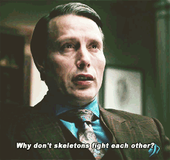  what if hannibal told lame jokes instead