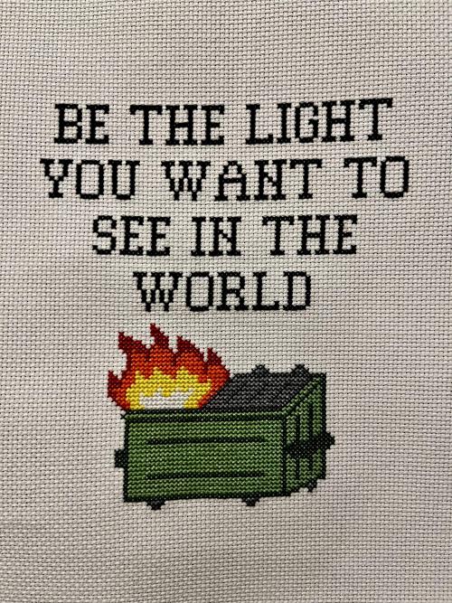 crossstitchworld:  This little light of mine… I’m going to let it shine… by  ProfaneCrossStitcher