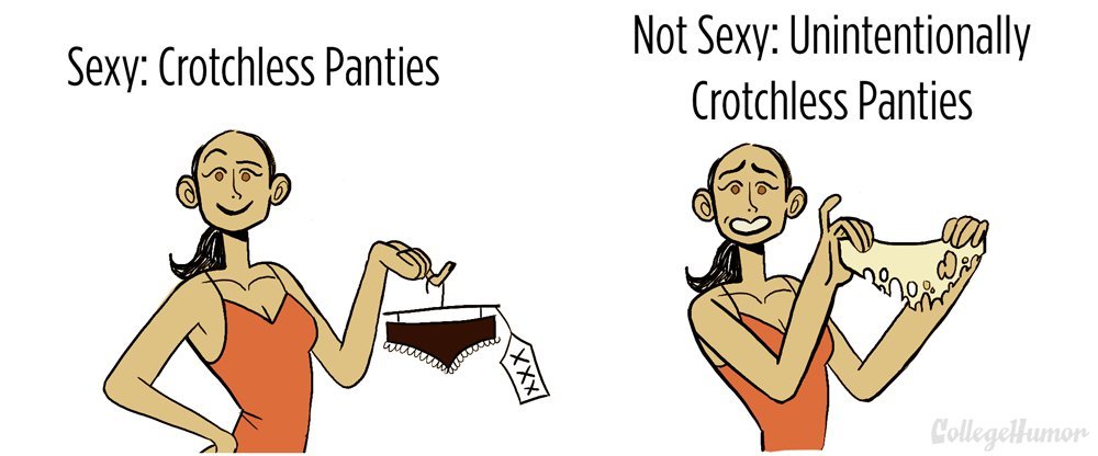 collegehumor:  SEXY: Long Hair. NOT SEXY: Long Hairs. Finish reading The Fine Line